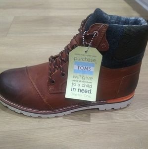 Toms11.5 Me Ashland Waterproof Brown Leather boots
